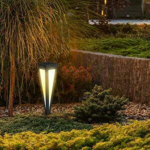 V-TAC Solárny záhradný stĺp 3-5W LED IP65 Pilot 64cm čierny VT-7654 3000K small 5