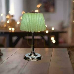 LED stolná lampa V-TAC VT-7968-CG, 1,5 W, chrómová a svetlozelená, 3 farby svetla small 2