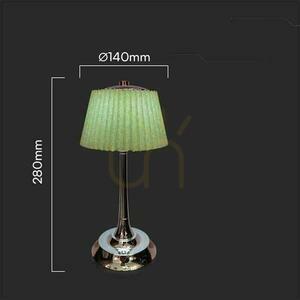 LED stolná lampa V-TAC VT-7968-CG, 1,5 W, chrómová a svetlozelená, 3 farby svetla small 4