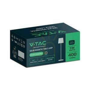 Solárna stolová LED lampa V-TAC VT-10116 biela 3 W 400 lm small 5