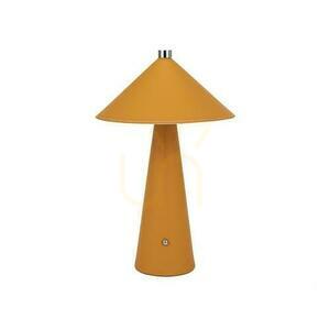 V-TAC 3W LED stolová lampa na nočný stolík 33cm CCT Nabíjanie USB-C Stmievateľná žltá koža VT-10117-Y 3000K-6000K 240lm small 1