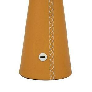 V-TAC 3W LED stolová lampa na nočný stolík 33cm CCT Nabíjanie USB-C Stmievateľná žltá koža VT-10117-Y 3000K-6000K 240lm small 3