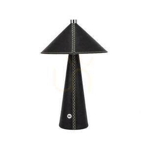 V-TAC 3W LED stolová lampa na nočný stolík 33cm CCT USB-C nabíjanie Stmievateľná čierna koža VT-10117 3000K-6000K 240lm small 2
