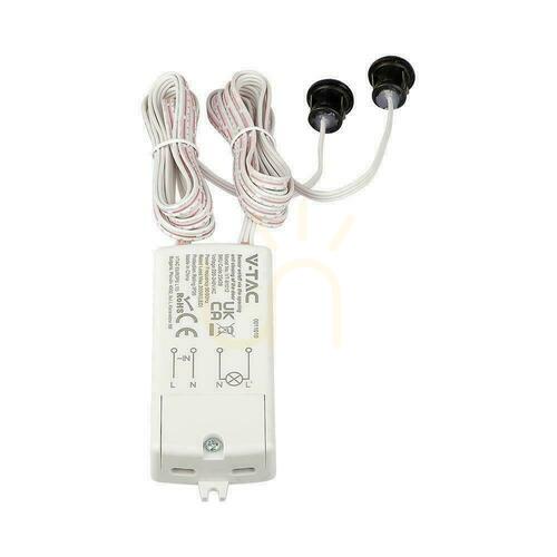 Skontrolujte V-TAC Snímač pohybu pre pohyb rúk max. 500 W Dva snímače VT-81012 Záruka 5 rokov