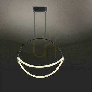 V-TAC 16W LED závesné svietidlo 50cm čierne VT-10125 4000K 2000lm small 2