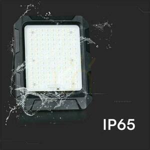 V-TAC Solárny LED projektor 10W Diaľkové ovládanie, AUTO, časovač, IP65 Čierny VT-55W 4000K 1000lm small 1
