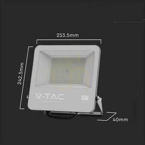 LED projektor V-TAC 100W 100Lm/W kábel 1mb SAMSUNG CHIP čierny VT-44104 4000K 8700lm 5 rokov záruka small 4