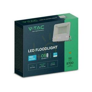 LED projektor V-TAC 100W 100Lm/W kábel 1mb SAMSUNG CHIP čierny VT-44104 6500K 8700lm 5 rokov záruka small 3