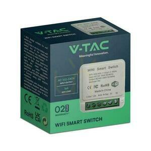 V-TAC Bezdrôtový Wi-Fi vypínač V-TAC 1x10A In-Wall SMART LIFE TUYA Alexa Google Home VT-5101. small 1