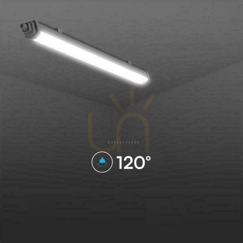 Skontrolujte V-TAC SAMSUNG CHIP GT-SERIES 150cm 48W 120Lm/W VT-12049 6500K 5760lm Hermetické LED svietidlo 3 roky záruka V-TAC SAMSUNG CHIP GT-SERIES 150cm 48W 120Lm/W VT-12049 6500K 5760lm Hermetické LED svietidlo 3 roky záruka