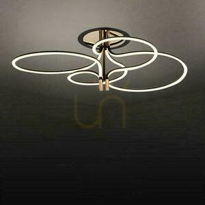 V-TAC LED stropné svietidlo 36W Gold Black 29x84cm VT-7981 3000K 4150lm. small 2