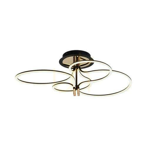 Skontrolujte V-TAC LED stropné svietidlo 36W Gold Black 29x84cm VT-7981 3000K 4150lm.