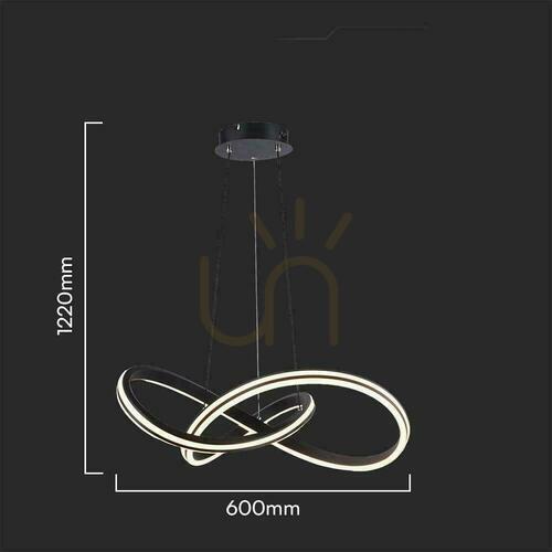 Skontrolujte Czarna lampa wisząca LED V-TAC VT-7983 40 W 2700–6500 K 4800 lm