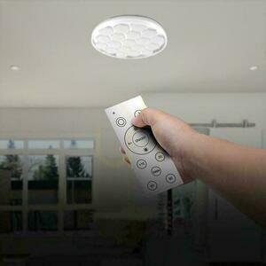 Plafond V-TAC 60W BEEHIVE fi.49cm CCT Pilot TIMER VT-8569 3000K-6500K 6000lm small 1