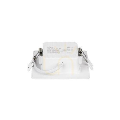 Skontrolujte V-TAC 3W LED SAMSUNG CHIP zapustený panel štvorcový 90x90mm VT-61003SQ-S 6500K 330lm
