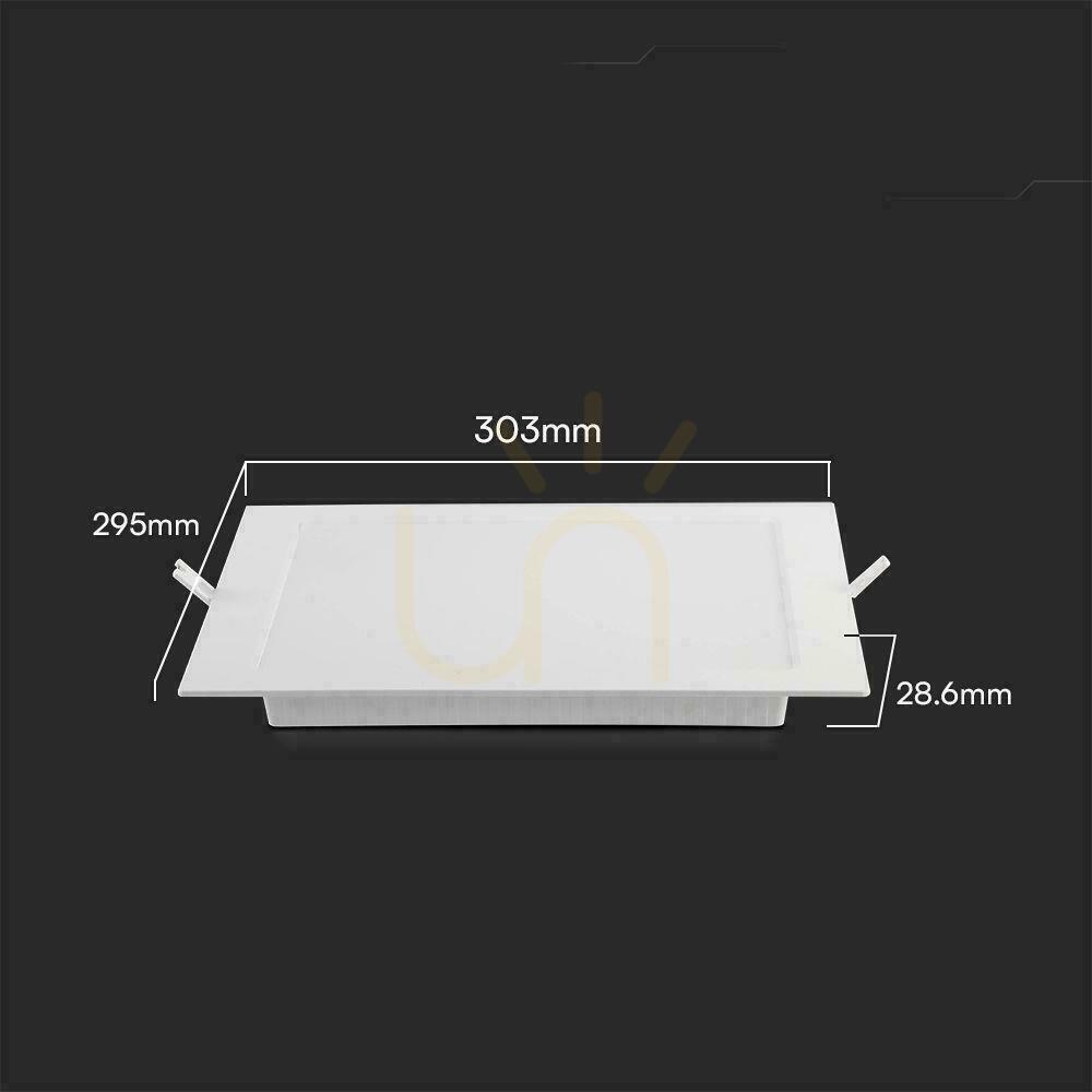 Displej V-TAC 18W LED SAMSUNG CHIP zapustený panel štvorcový 295x295mm VT-61024SQ-S 6500K 2640lm V-TAC 18W LED SAMSUNG CHIP zapustený panel štvorcový 295x295mm VT-61024SQ-S 6500K 2640lm