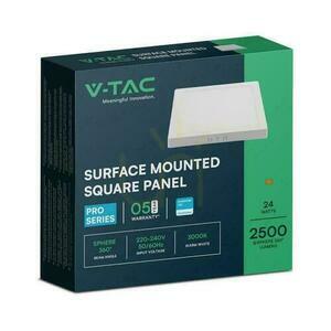 Povrchový panel V-TAC 24W LED SAMSUNG CHIP Square 285x285mm VT-60024SQ-S 3000K 2500lm 5 rokov záruka small 2