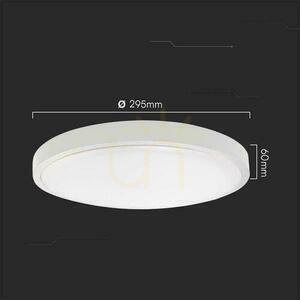 Plafond V-TAC 24W LED SAMSUNG CHIP Round 29cm Povrchová montáž IP44 biela VT-8624 4000K 2500lm Záruka 5 rokov 3 Plafond V-TAC 24W LED SAMSUNG CHIP Round 29cm Povrchová montáž IP44 biela VT-8624 4000K 2500lm Záruka 5 rokov small 3