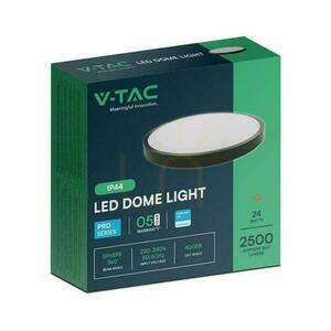 Stropné LED svietidlo V-TAC VT-8624B čierne 24 W 4000 K Ø 29,5 cm IP44 small 2