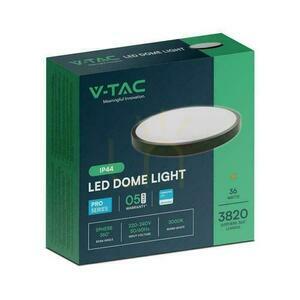 Plafond V-TAC 36W LED SAMSUNG CHIP Round 35cm povrchová montáž IP44 čierna VT-8630B 4000K 3820lm 5 rokov záruka small 2