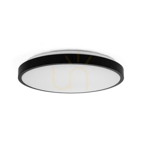 Skontrolujte Stropné svietidlo V-TAC VT-8630S 36 W LED Samsung ø42 cm čierne, mikrovlnný snímač s diaľkovým ovládačom, 4000 K 3820 lm, IP44
