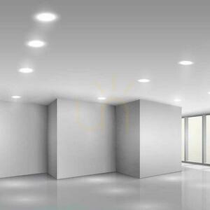 V-TAC 6W LED SAMSUNG CHIP zapustený panel kruhový 120x28mm VT-61006RD-S 6500K 660lm 5 rokov záruka small 6