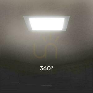 V-TAC zapustený panel 12W LED SAMSUNG CHIP Square 170x170mm VT-61012SQ-S 3000K 1200lm small 5