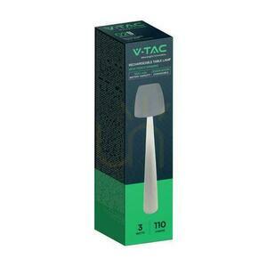 V-TAC 3W LED 37cm stolové nočné svetlo USB nabíjanie stmievateľné biele VT-75001 3000K-6000K 110lm. small 2