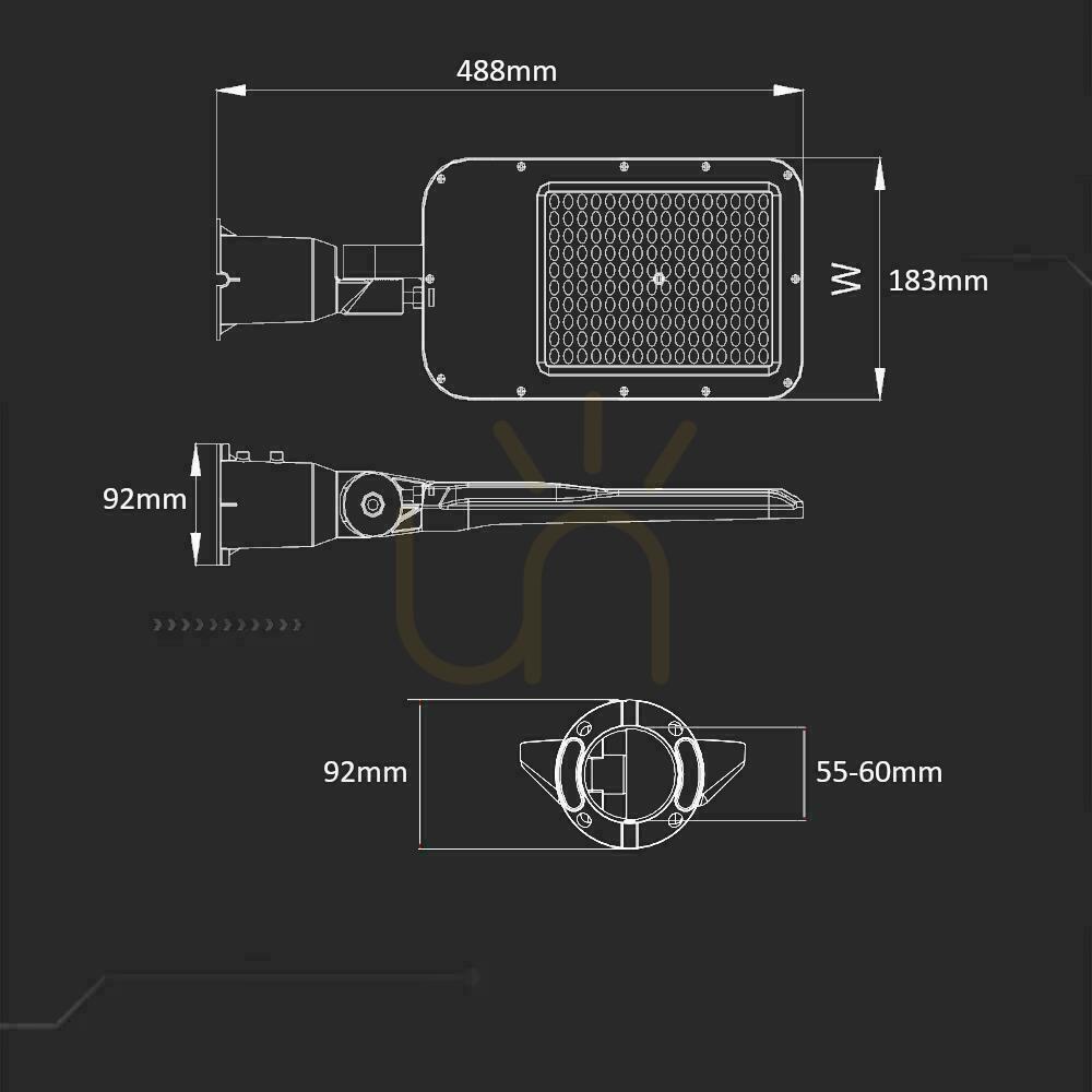 Skontrolujte V-TAC SAMSUNG CHIP LED pouličné svietidlo s nastaviteľným 100W náhradným LED modulom VT-105ST 4000K 9400lm 5 rokov záruka V-TAC SAMSUNG CHIP LED pouličné svietidlo s nastaviteľným 100W náhradným LED modulom VT-105ST 4000K 9400lm 5 rokov záruka
