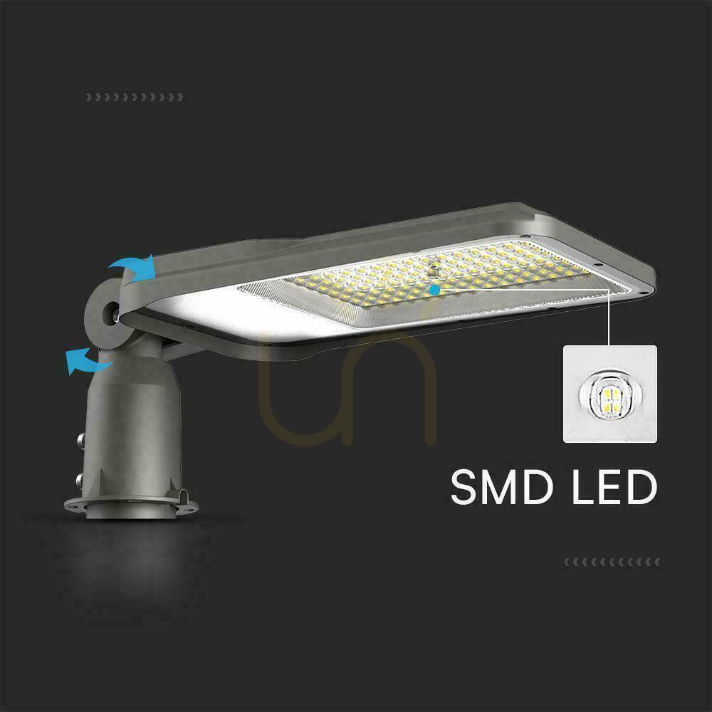 Šou V-TAC SAMSUNG CHIP LED pouličné svietidlo s nastaviteľným 100W náhradným LED modulom VT-105ST 4000K 9400lm 5 rokov záruka V-TAC SAMSUNG CHIP LED pouličné svietidlo s nastaviteľným 100W náhradným LED modulom VT-105ST 4000K 9400lm 5 rokov záruka