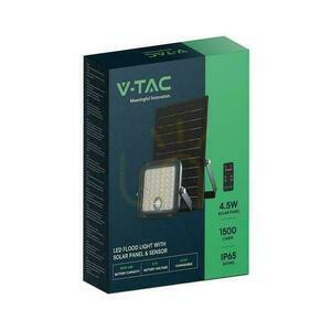 V-TAC 10W solárny LED projektor s diaľkovým ovládaním, AUTO, časovač, senzor pohybu, IP65, CCT VT-411CCT 4000K+6000K 1500lm 5 V-TAC 10W solárny LED projektor s diaľkovým ovládaním, AUTO, časovač, senzor pohybu, IP65, CCT VT-411CCT 4000K+6000K 1500lm small 5