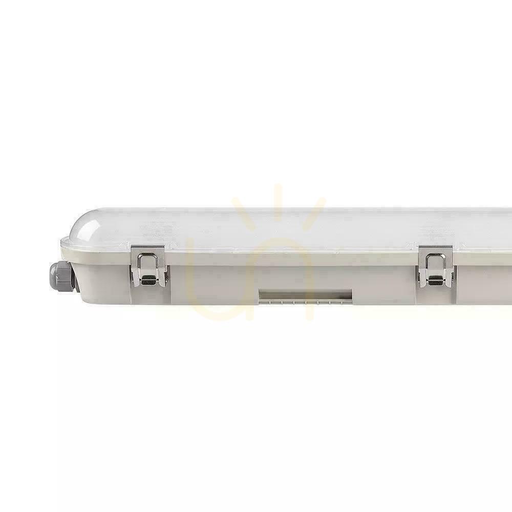 vyhliadka CNBOP Batterytech SAMSUNG CHIP 48W 150cm 120Lm/W CL VT-155048 4000K 5760lm Hermetické LED núdzové svietidlo. CNBOP Batterytech SAMSUNG CHIP 48W 150cm 120Lm/W CL VT-155048 4000K 5760lm Hermetické LED núdzové svietidlo.