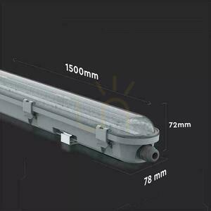 CNBOP Batterytech SAMSUNG CHIP 48W 150cm 120Lm/W CL VT-155048 4000K 5760lm Hermetické LED núdzové svietidlo. 4 CNBOP Batterytech SAMSUNG CHIP 48W 150cm 120Lm/W CL VT-155048 4000K 5760lm Hermetické LED núdzové svietidlo. small 4
