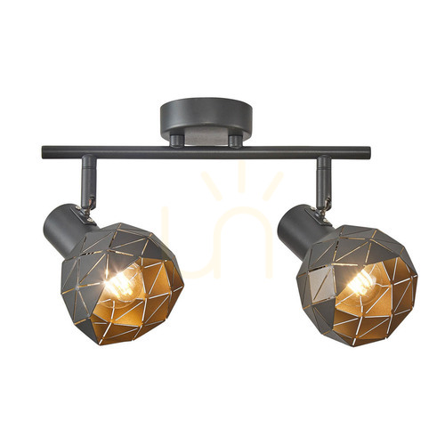 Skontrolujte Reflektor Italux Harley 2x E14 sivý SPL-3480-2-GR-GD