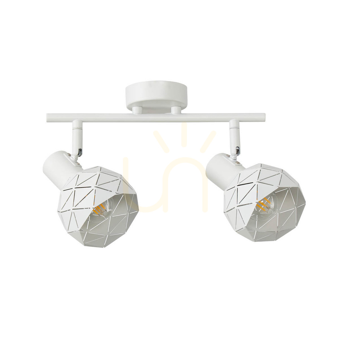 Skontrolujte Reflektor Italux Harley 2xE14 biely SPL-3480-2-W Reflektor Italux Harley 2xE14 biely SPL-3480-2-W
