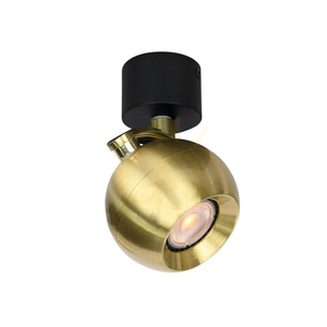 Reflektor Italux Lafin čierny GU10 10W IP20 SPL-45379-1R-BK-GD small 1