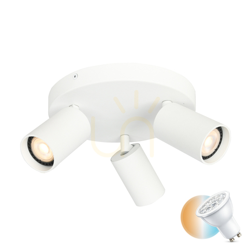 Skontrolujte Biele bodové svietidlo Italux Nesto 3x GU10 SPL-23436-3R-WH