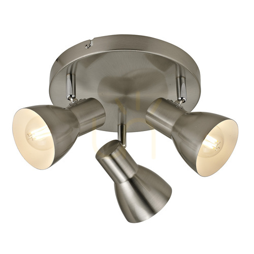 Skontrolujte Reflektor Italux Riado strieborný 3×E14 SPL-3422-3-SN