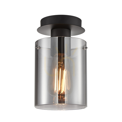 Skontrolujte Reflektor Italux Sardo čierny sivé sklo E27 SPL-5581-1SC-BK-SG