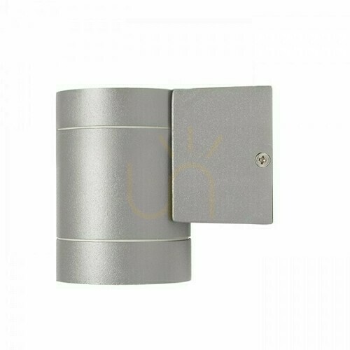 Skontrolujte Vonkajšie nástenné svietidlo Mizzi I Silver Grey 230 V Gu10 35 W Ip54
