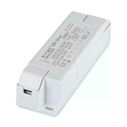 Skontrolujte Napájací zdroj pre LED panely 40W 1050mA DC:30-42V V-TAC