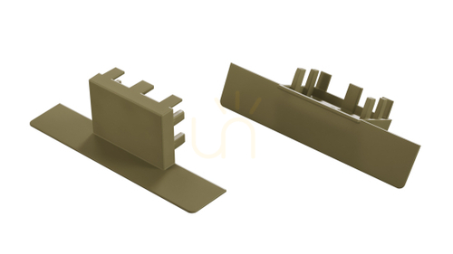 Skontrolujte Koncovka pre profil LUMINES akin Reed Green RAL 6013 12-1566-01