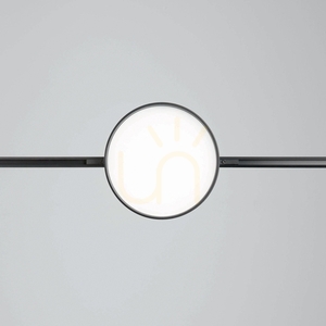 Lištové svietidlo Ideallux DEVA DISC 10W 3000K čierne 332864 small 4