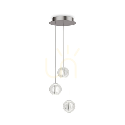 Skontrolujte Prívesné svietidlo Ideallux Diamond SP3 343464 chróm transparentné LED 15W 25 cm