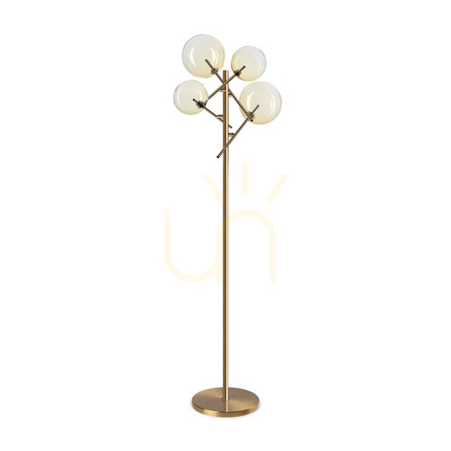Skontrolujte Stojanová lampa Ideallux Equinoxe PT4 ambra sfumato chróm 348285