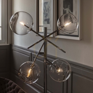 Stojanová lampa Ideallux Equinoxe PT4 chróm sklo 4xG4 348292 small 4