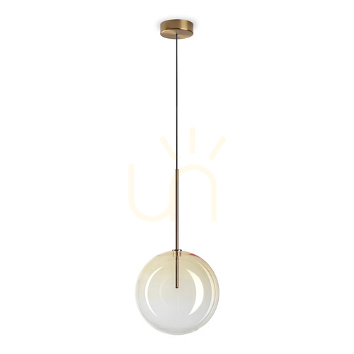 Skontrolujte Závesné svietidlo Ideallux Equinoxe SP1 D25 ambra sfumato chróm 326368