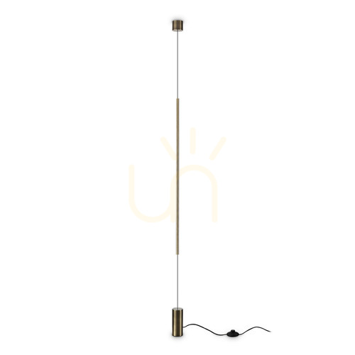 Skontrolujte Ideallux ESSENCE závesné nástenné svietidlo 341132 LED 14W mosadz 2700K ⌀6 cm