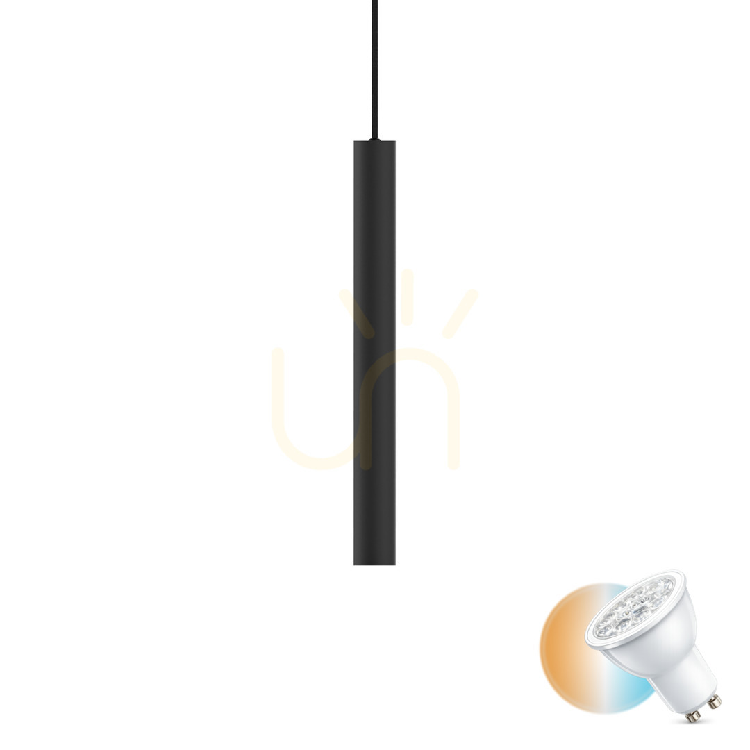Skontrolujte Prívesné svetlo Ideallux LOOK 343310 čierne GU10 1x28W 4x40 cm Prívesné svetlo Ideallux LOOK 343310 čierne GU10 1x28W 4x40 cm