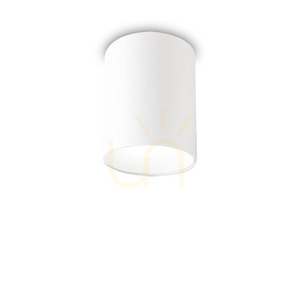 Plafón LED Ideallux NITRO 341781 biely okrúhly 10W 2700K 8 cm small 0